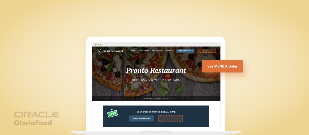 restaurant call to action