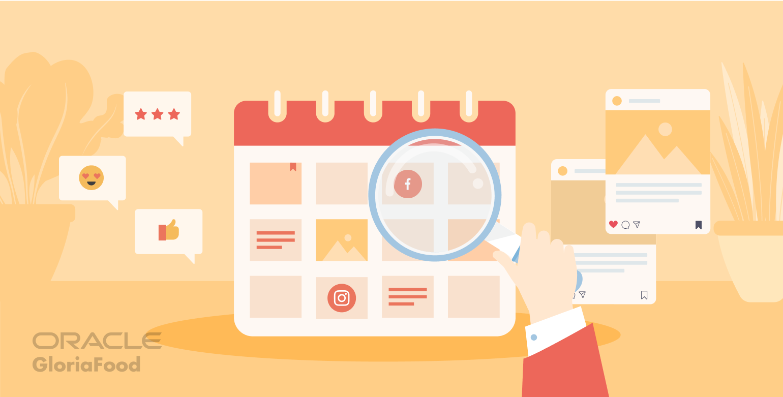 restaurant social media content calendar